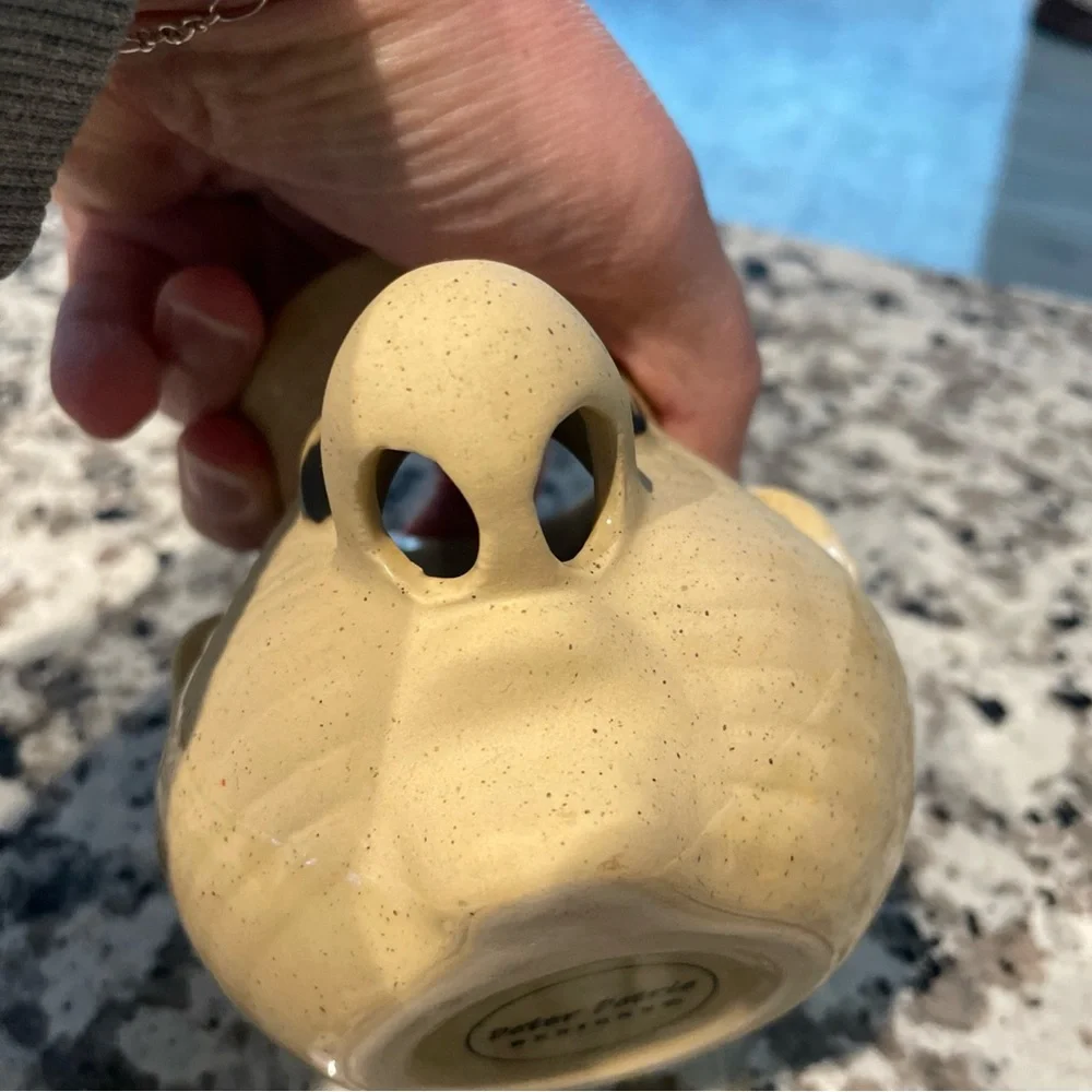 Peter Petrie “It’s Snot a Mug” Egg Separator Stoneware Pottery